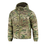 M-Tac Alpha Gen.IV Pro Primaloft -talvitakki alkuperäisessä Multicam-kuosissa, kestävä, vettähylkivä ja sopii kylmiin olosuhteisiin jopa -20°C.