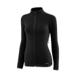 M-Tac Sweater Nord Fleece Polartec naisten malli mustana, suunniteltu lämmön ja toiminnallisuuden kannalta. Valmistettu Polartec® 200 Series -fleecestä.