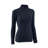 M-Tac Sweater Nord Fleece Polartec naisten malli mustana YKK-vetoketjulla ja pystykauluksella, suunniteltu naisille mukavuutta ja lämpöä varten.