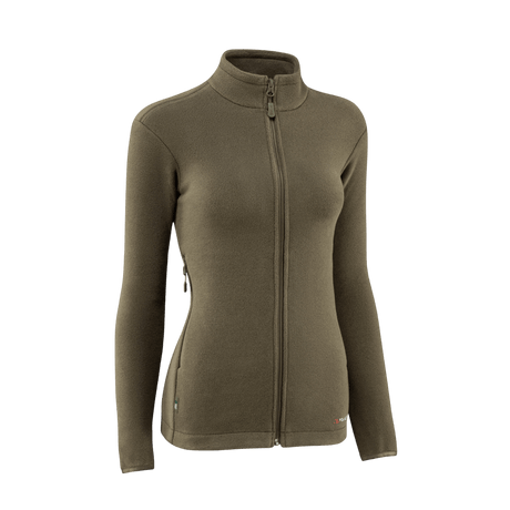 M-Tac Sweater Nord Fleece Polartec naisten mallille, mukava, lämmin ja toiminnallinen Polartec® 200 -fleecessä YKK-vetoketjulla ja kauluksella.