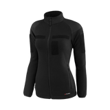 M-Tac Combat Fleece -takki Polartec Dame musta, Polartec-fleece, NIJ-sertifiointi ja taktiset velcro-alueet, galleria-asento 1.