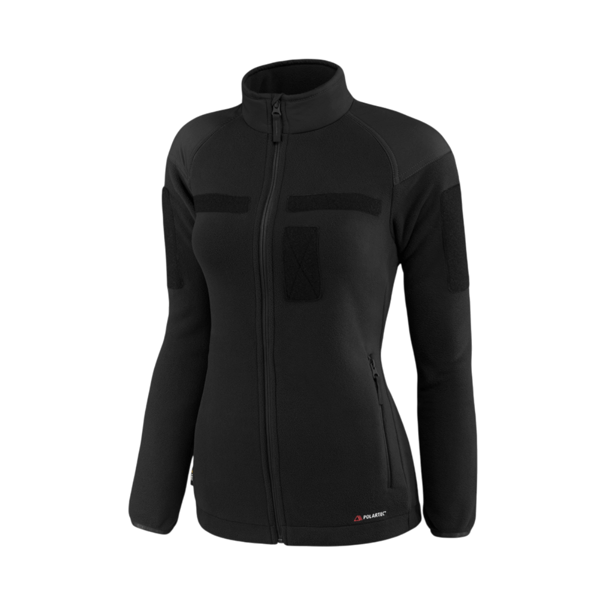 M-Tac Combat Fleece -takki Polartec Dame musta, Polartec-fleece, taktiset velcro-alueet ja NIJ-sertifiointi, galleria-asento 1.
