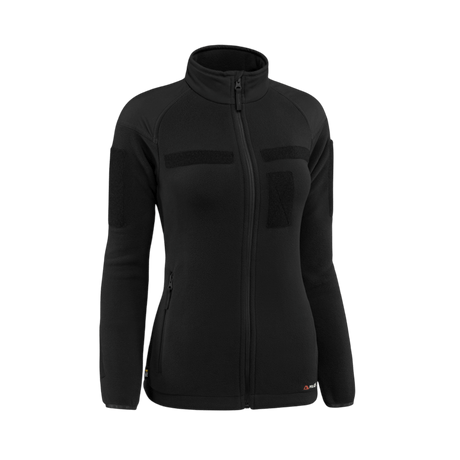 M-Tac Combat Fleece -takki Polartec Dame musta, Polartec-fleece, taktiset velcro-alueet ja NIJ-sertifiointi, galleria-asento 1.