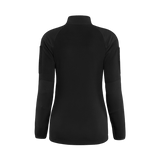 M-Tac Combat Fleece -takki Polartec Dame musta, Polartec-fleece, taktiset paneelit ja NIJ-sertifiointi, nähtynä takaa, galleria-asento 1.