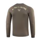 M-Tac Raglan Logo selkä, 'Military & Tactical Since 2014' -painatus, mukava istuvuus, sopii taktiseen käyttöön