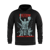 M-Tac Hoodie Freedom sotilasvaikutteinen, vapaa istuvuus, sopii aktiiviseen ulkoiluun. Huppu ja MagnaColours®-printti.