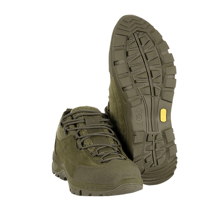M-Tac Tactical Sneakers Patrol R Vent, oliivinvihreä, trekkingiin ja ulkoiluun; liukastumaton pohja ja hengittävä rakenne.