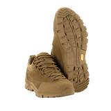M-Tac Tactical Sneakers Patrol R Vent, ruskea nahka ja 3D-mesh; sopivat trekkingiin ja ulkoiluun.