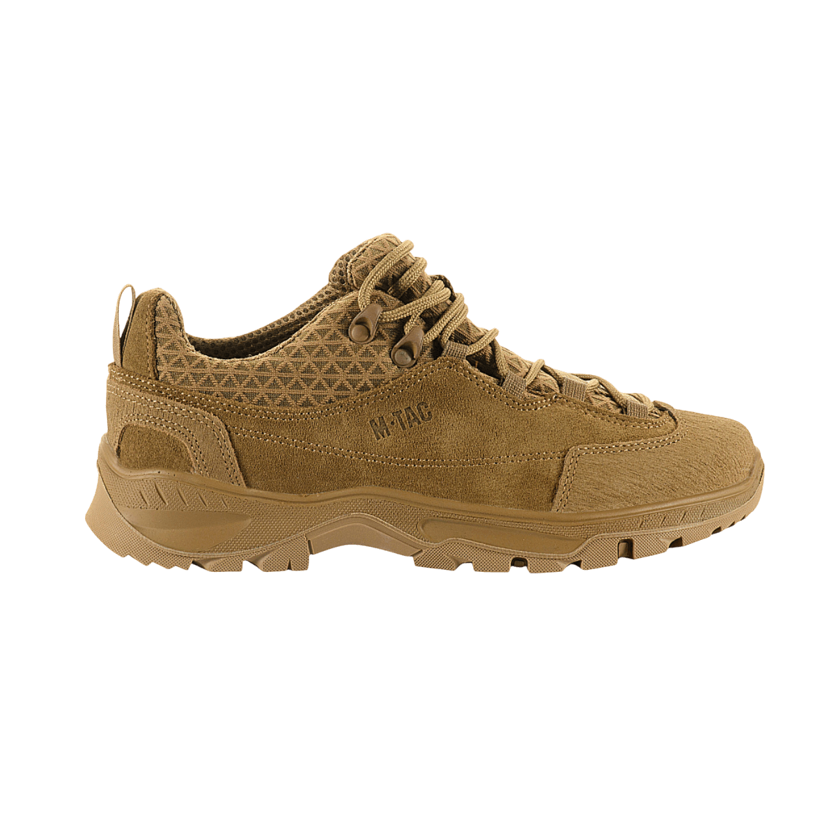 M-Tac Tactical Sneakers Patrol R Vent, mukavat ulkoilukengät: kestävä nahka, hengittävä 3D-mesh ja liukastumaton pohja.