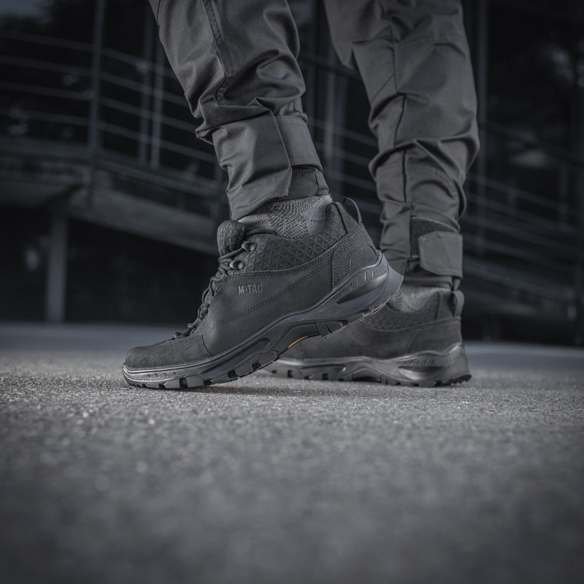 M-Tac Tactical Sneakers Patrol R Vent ihanteelliset trekkingiin ja juoksuun, kulutusta kestävä nahka ja 3D-mesh, liukumaton pohja, mukava sisäpohja.