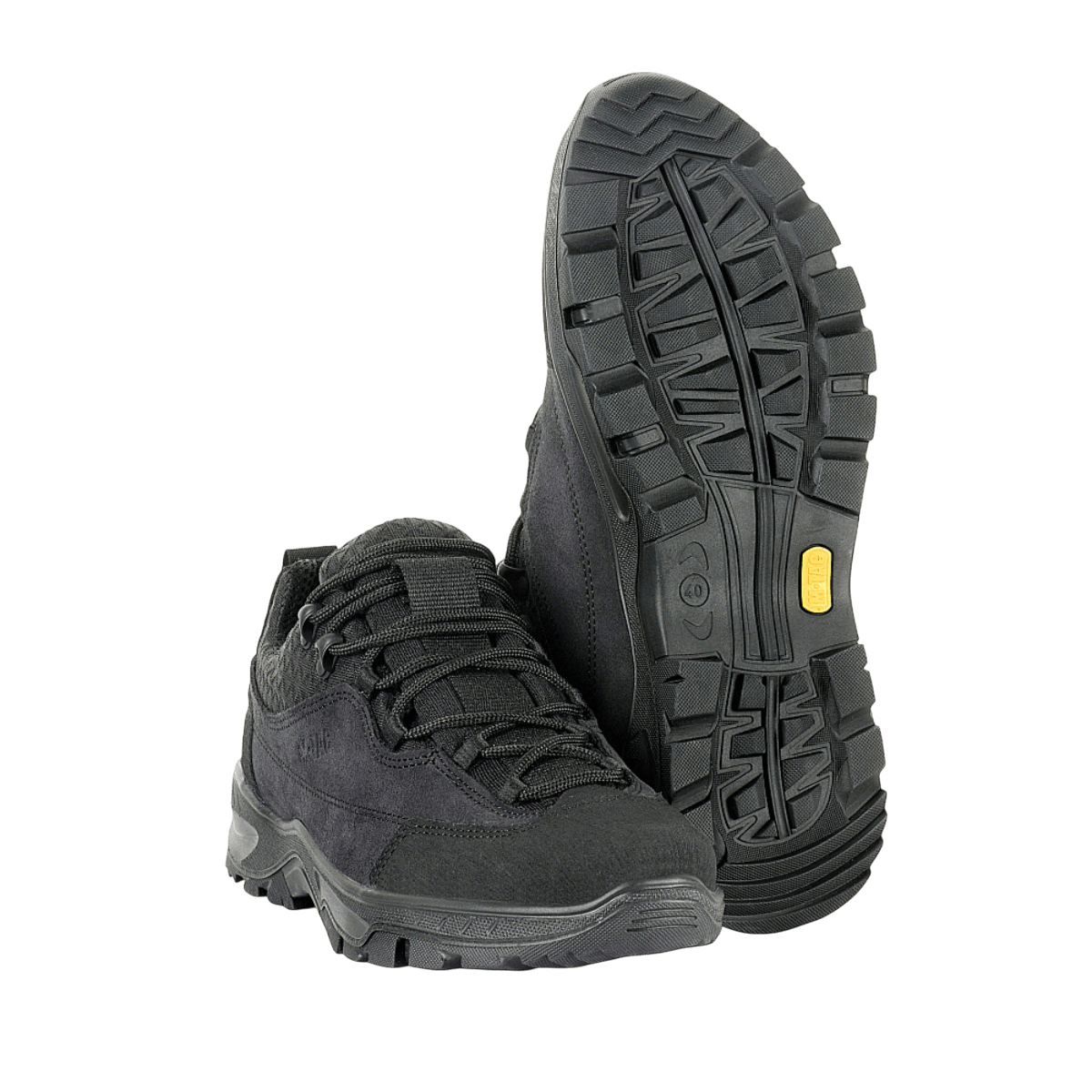 M-Tac Tactical Sneakers Patrol R Vent, kestävä nahka ja 3D-mesh; sopivat trekkingiin ja ulkoiluun, liukastumaton pohja.