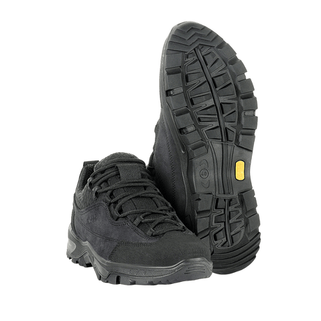 M-Tac Tactical Sneakers Patrol R Vent, kestävä nahka ja 3D-mesh; sopivat trekkingiin ja ulkoiluun, liukastumaton pohja.