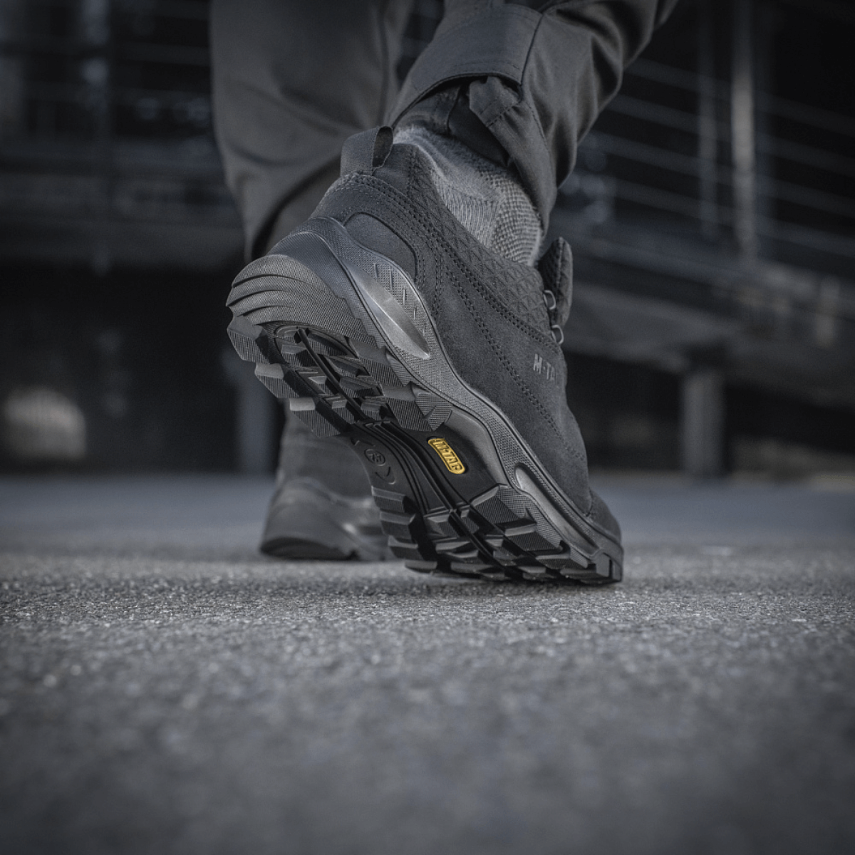 M-Tac Tactical Sneakers Patrol R Vent, kestävä nahkarakenne ja liukumaton pohja ulkoiluun.