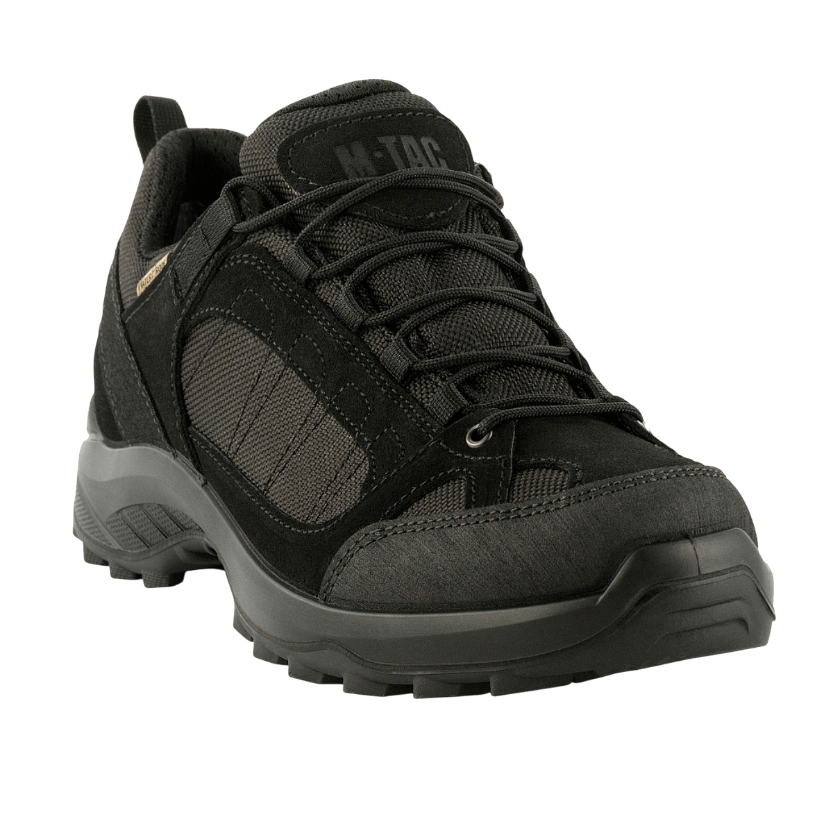 Tactical Sneakers Demi-Season – Kevyt ja mukava, modernit kengät trekkingiin ja ulkoiluun, musta malli, kumivahvistettu kärki ja kanta.