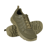 M-Tac Tactical Sneakers IVA – kevyet ja hengittävät tennarit kesäkäyttöön, hengittävä mesh, nubuck-vahvistus ja pehmustettu kieli.