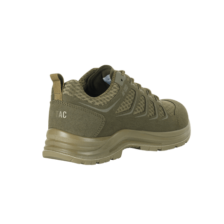 M-Tac Tactical Sneakers IVA – kevyet ja kestävät kengät hengittävällä meshillä ja synteettisellä nubuckilla, sopivat retkeilyyn ja ulkoiluun.