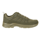 M-Tac Tactical Sneakers IVA – hengittävät nauhakengät vihreänä, suojakärjellä, sopii retkeilyyn ja ulkoiluun.