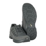 M-Tac Tactical Sneakers IVA harmaana, hengittävä verkko ja kulutusta kestävä pohja, sopii vaellukseen ja kesäkäyttöön.