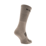 M-Tac Høje Sokker Mk.2 beige värissä termoalueilla ja iskunvaimennusalueilla maksimaaliseen mukavuuteen trekkingissä ja intensiivisessä käytössä.