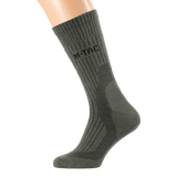 M-Tac Sokker Mid Calf Mk.4 mallissa, suunniteltu vaellukseen lämpövyöhykkeillä ja jalkaholvin tuella optimaaliseen mukavuuteen ja suojaan