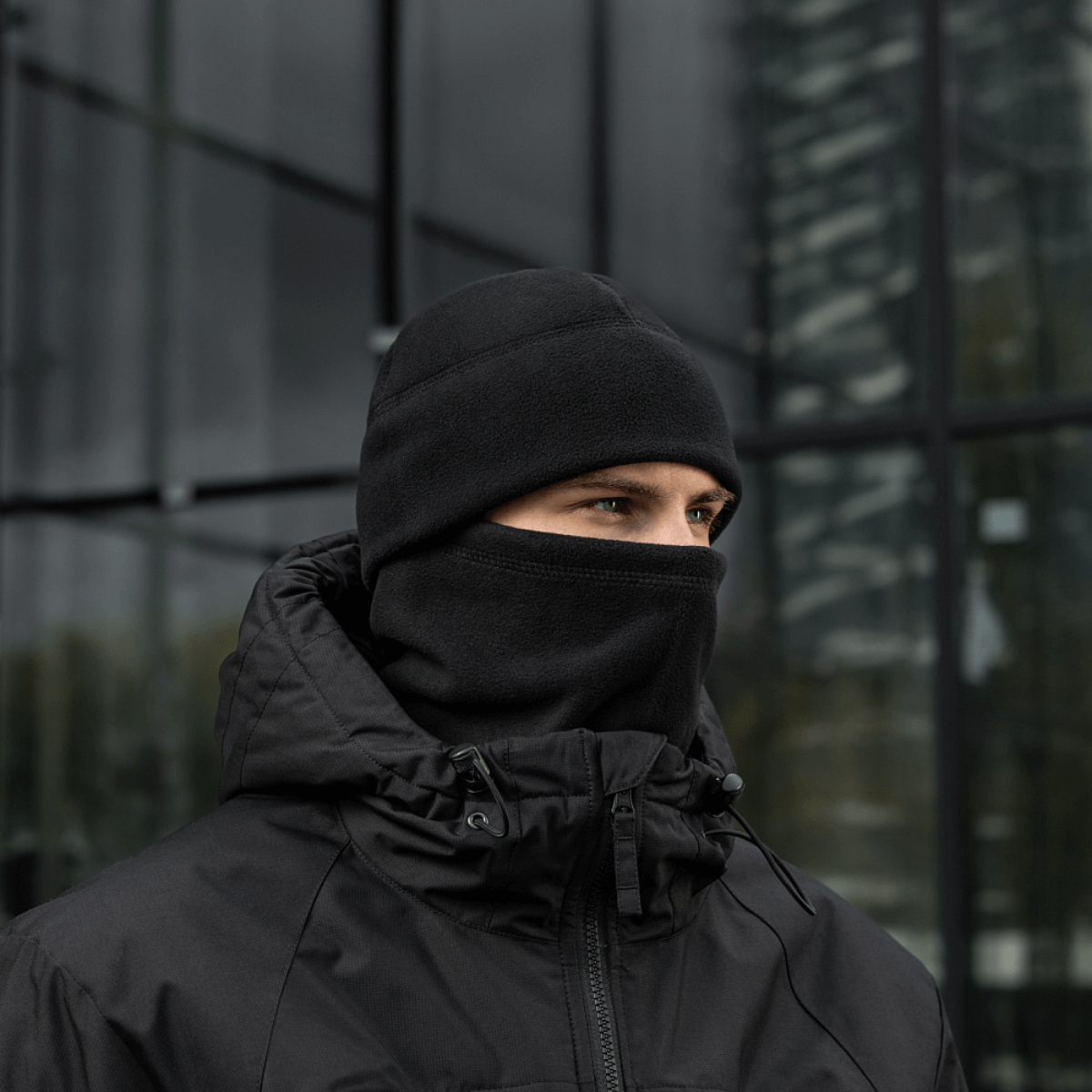 M-Tac Watch Cap Elite Fleece Beanie Hat Slimtex taktiseen käyttöön kylmässä, matala profiili ja tuulensuoja