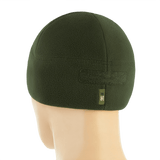 M-Tac Watch Cap Elite Fleece Beanie Hat Velcro, vihreä, ihanteellinen taktiseen käyttöön, ulkoiluun ja talviaktiviteetteihin, nähty takaapäin.