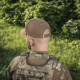 M-Tac Baseball Cap Ripstop Elite Flex ruskea ripstop hengittävällä meshillä takana ja säädettävällä hihnalla, galleria-asento 1