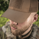 M-Tac Baseball Cap Ripstop Elite Flex ruskea ripstop ventilointiverkolla ja säädettävällä suljentalla, galleria-asento 1