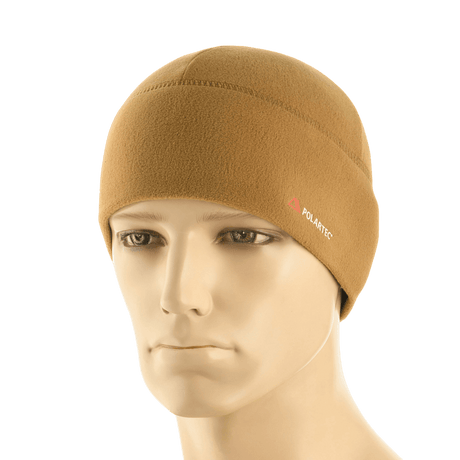 M-Tac Fleece Watch Cap Light Polartec ruskea, monikäyttöinen talvihattu korkealla lämmöneristyksellä, valmistettu kestävästä Polartec Micro Series fleece -materiaalista.