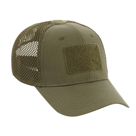 M-Tac Mesh Flex Ripstop Baseball Cap Velcro-kiinnityksellä ilmanvaihtoa ja kestävyyttä varten, sopii kesään ja taktiseen käyttöön, vihreä väri.