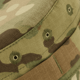 M-Tac Panama Hat Gen.II NYCO MOLLE-liitännällä ja tuuletusrei'illä kestävässä NYCO-kankaassa, 50% puuvillaa ja 50% nylonia.