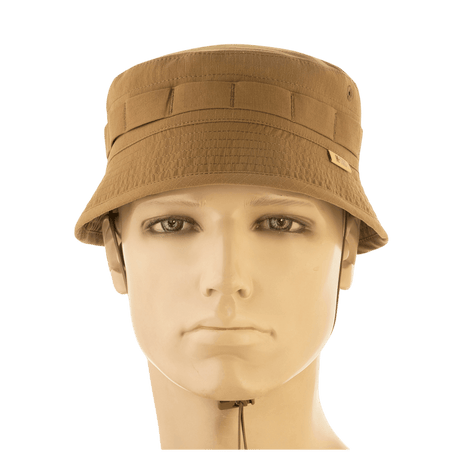 M-Tac Panamahat Gen. II Summer Flex camel nylon/elastaani kevyt, säädettävä hihna ja NIJ-sertifiointi, galleria-asento 1