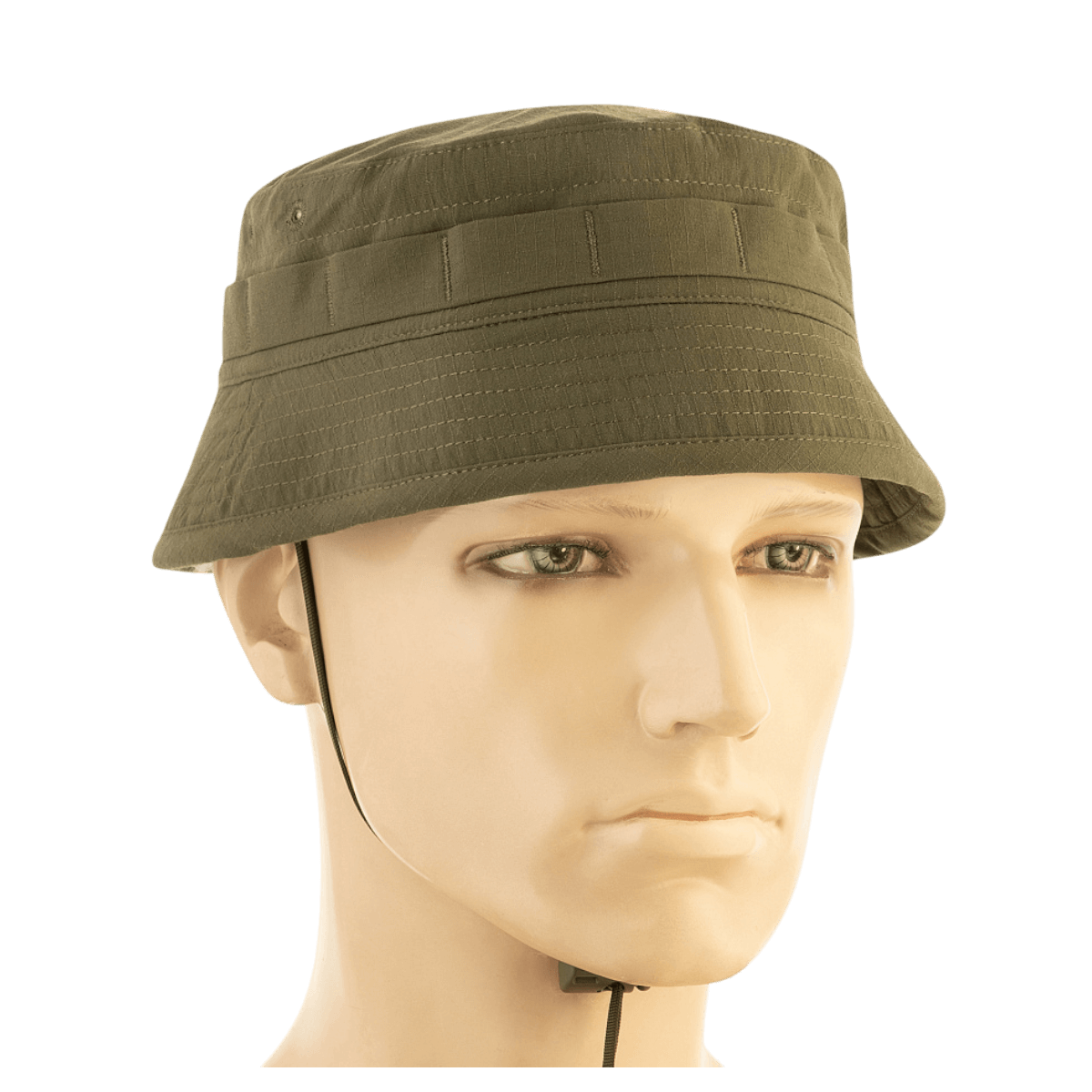 M-Tac Panamahat Gen. II Summer Flex oliivinvihreä nylon/elastaani, NIJ-sertifiointi, näytetty manekiinilla, galleria-asento 1.