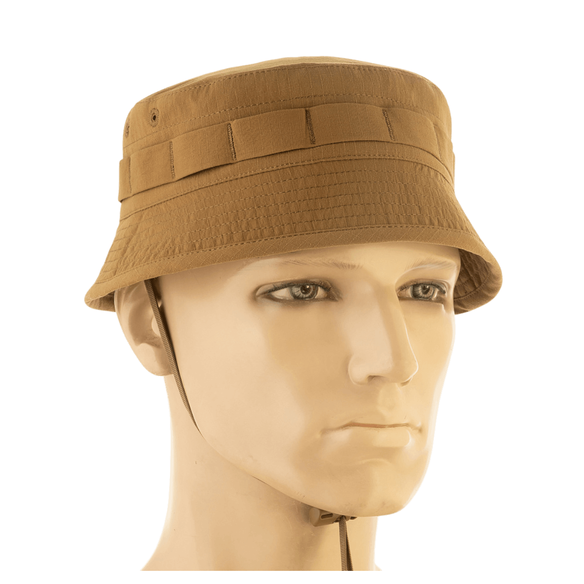 M-Tac Panamahat Gen. II Summer Flex camel nylon/elastaani ripstop-rakenne, säädettävä leukahihna ja NIJ-sertifiointi, galleria-asento 1
