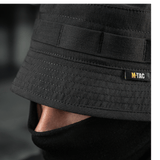 M-Tac Panamahat Gen. II Summer Flex musta nylon/elastaani säädettävällä istuvuudella ja NIJ-sertifiointi, yksityiskohtainen kuva, galleria-asento 1