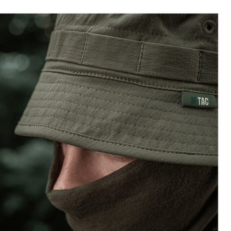 M-Tac Panamahat Gen. II Summer Flex kestävä kevyt nylon/elastaani, NIJ-sertifiointi, painotus ilmanvaihtoon, galleria-asento 1.