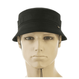 M-Tac Panamahat Gen. II Flex Rip-Stop musta rip-stop-kangas, NIJ-sertifiointi, edestä manekiinilla, galleria-asento 1.