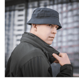 M-Tac Panamahat Gen. II Flex Rip-Stop tummasta rip-stop-materiaalista säädettävällä istuvuudella ja NIJ-sertifioinnilla, galleria-asento 1.