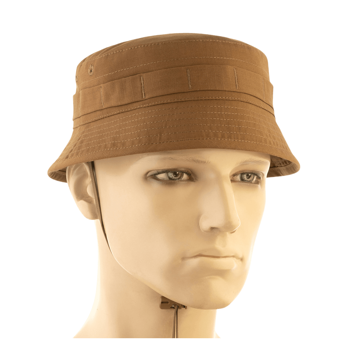 M-Tac Panamahat Gen. II Flex Rip-Stop ruskea rip-stop-kangas, NIJ-sertifiointi, näytetty manekiinilla edestä, galleria-asento 1.