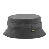 M-Tac Panamahat Gen. II Flex Rip-Stop harmaasta rip-stop-kankaasta, galleria-asento 1, kestävä rakenne ilman lisävarusteita.