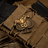 M-Tac Ace of Spades 3d PVC -patch taktiseen reppuun, kestävä muotoilu sotilas- ja ulkoilukäyttöön, 50x60mm, velcro-kiinnitys
