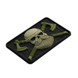 M-Tac Bearded Skull 3D PVC-patch PVC:stä partaisella kallo-kuviolla ja Velcro-kiinnityksellä varusteisiin sotilas- ja ulkokäyttöön.