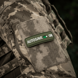 M-Tac Patch Autosave PVC maastotakissa, 3D-morale-patch täysvärisenä, sopii vaatteisiin, reppuun tai taktiseen varustukseen.