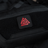 M-Tac Patch Valknut Laser Cut Odin -symboli en mustassa repussa