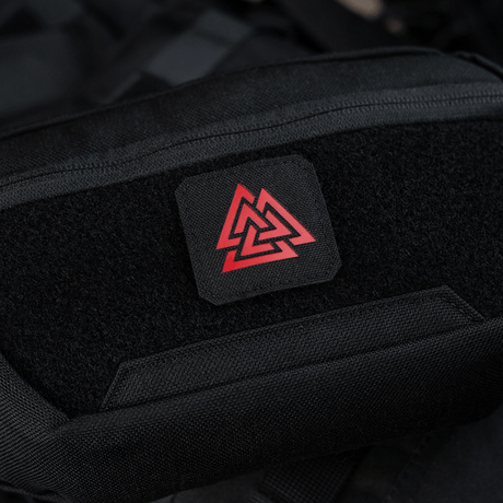M-Tac Patch Valknut Laser Cut Odin -symboli en mustassa repussa