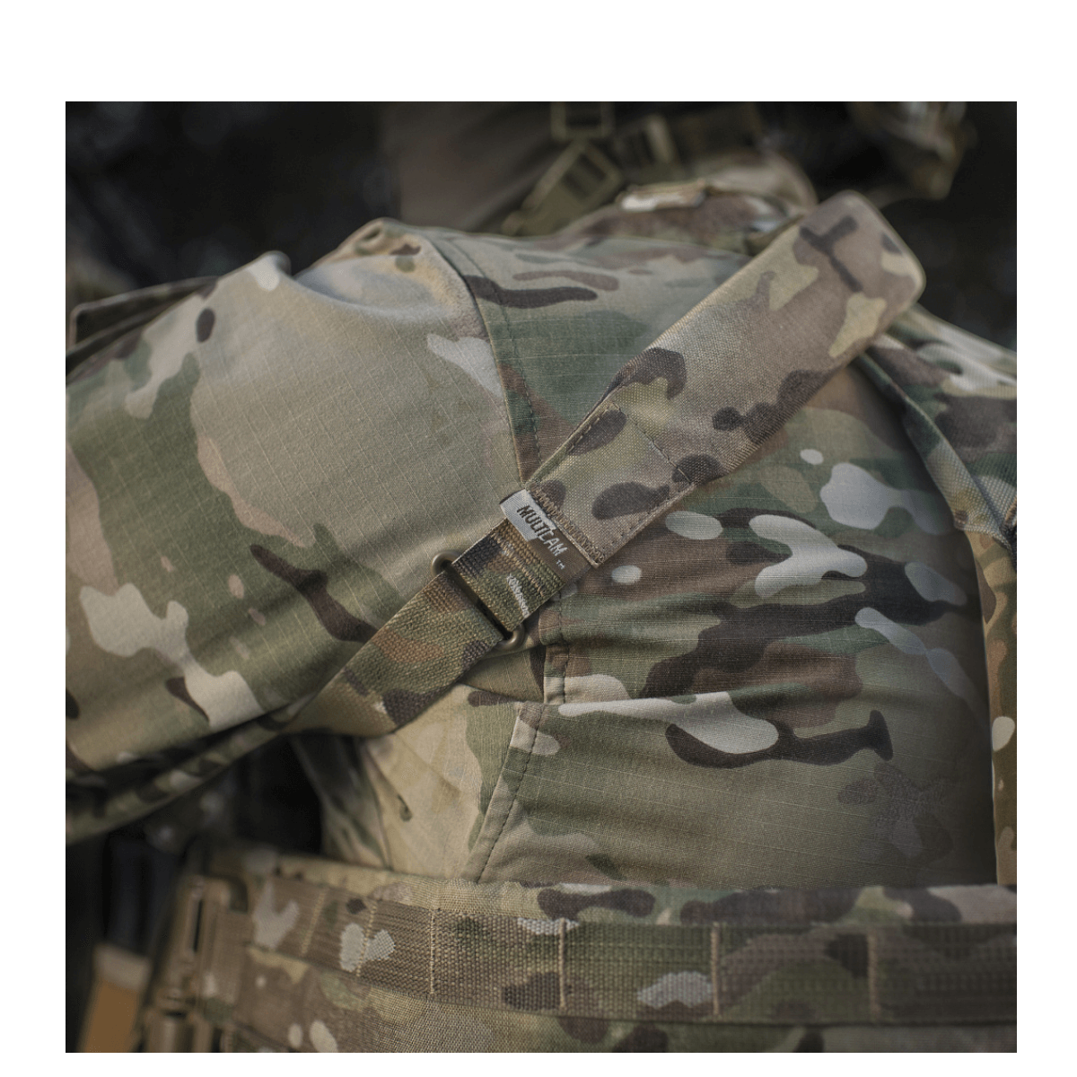 M-Tac Universal Våbenrem, multicam nylon, säädettävä pituus ja kestävä materiaali, taktielliseen käyttöön, galleria, positio 1