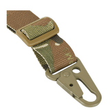 M-Tac Universal Våbenrem, multicam nylon, karabiinihaka ja säädettävä pituus, mukava ja ammattimainen aseen käsittely, galleria, positio 1
