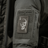 M-Tac Patch Face of War (Broderi) takissa, kallon kirjailu pataässässä, innoittunut Vietnamin sodasta, Cordura 500D, kiinnitys Velcro.