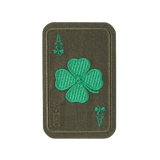 M-Tac Patch Lucky Card (brodeerattu) apilanlehti, brodeerattu Cordura 500D, symboloi onnea ja suojaa. Kiinnitetään Velcrolla.