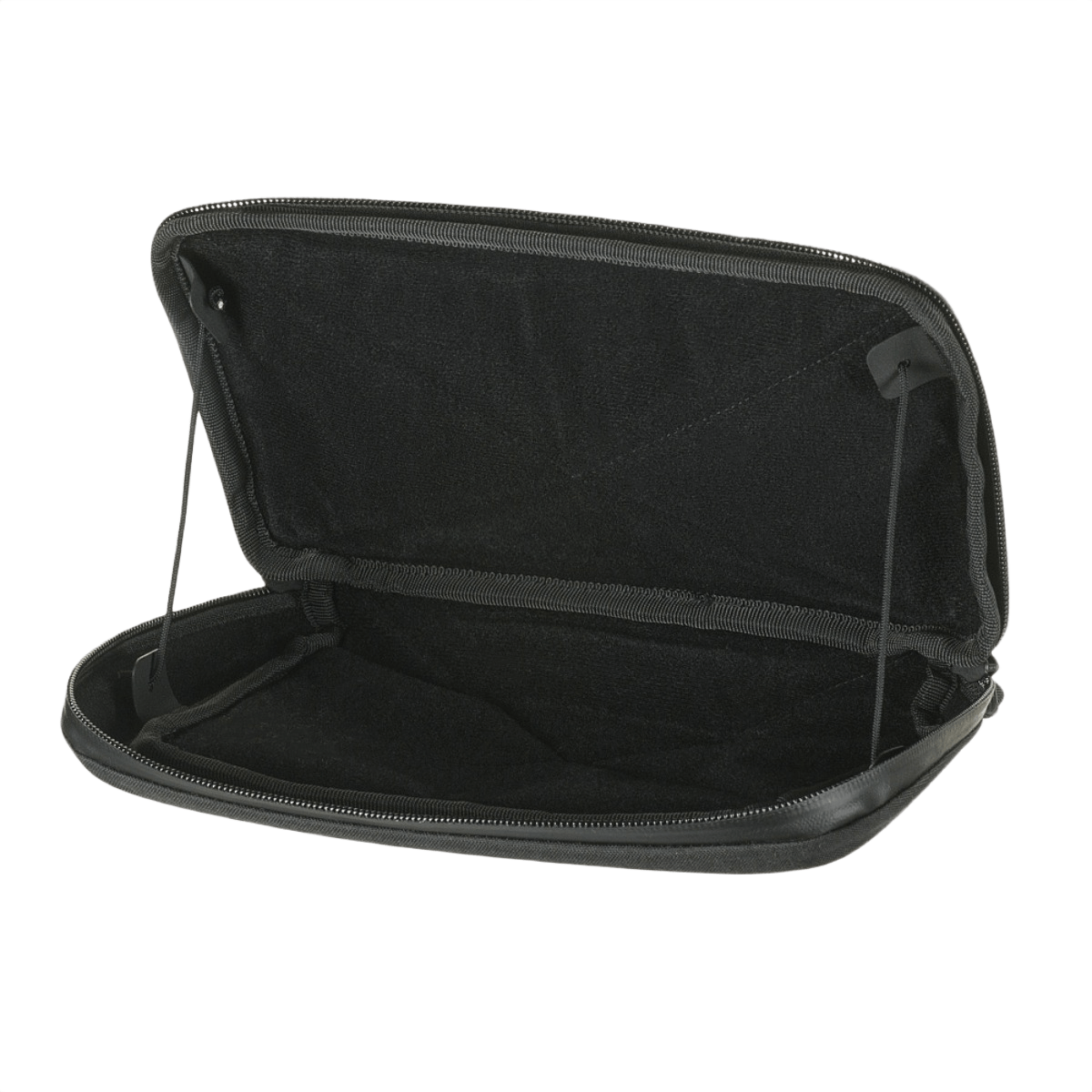 M-Tac Admin Pouch Large Elite Gen.II avoinna, tilava sisusta ja AquaGuard-vetoketju monipuoliseen pienten tavaroiden säilytykseen.